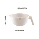 Fruit Strainer Bowl Draining Basin Washer For Vegetables Cleaning Tool Basket For Restaurant Home For Vegetables Rice Plums