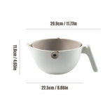Fruit Strainer Bowl Draining Basin Washer For Vegetables Cleaning Tool Basket For Restaurant Home For Vegetables Rice Plums