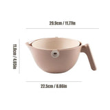 Fruit Strainer Bowl Draining Basin Washer For Vegetables Cleaning Tool Basket For Restaurant Home For Vegetables Rice Plums