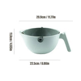 Fruit Strainer Bowl Draining Basin Washer For Vegetables Cleaning Tool Basket For Restaurant Home For Vegetables Rice Plums