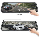 Full-screen Streaming Driving Recorder 1080P Single Lens Touch Screen 2.5DIPS Screen HD Night Vision