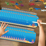 Fun Valentine Exchange Cards 32Pcs Sea Animal Toys Exchange Cards With Ocean Figurines Party Favor Toys Creative Classroom Prize