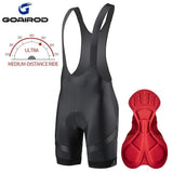 GOAIROD Bicycle Bib Shorts Cycling Man Lycra Bretelle Overalls Men MTB Chamois Braces Bike Tights Male Ciclismo Biker Clothing