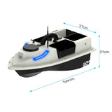 GPS RC Bait Boat 500M Wireless Remote Control Fishing Bait Boat Fishing Feeder Boat Ship with with 4 Bait Containers 2KG Load
