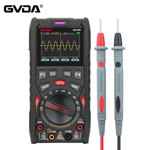 GVDA Digital Oscilloscope 50MS/s Sampling Rate 12MHz Analog Bandwidth Multimeter Tester Signal Generator With Waveform Storage