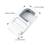 Garage Broom Holder Wall Mount Punch Free Broom And Mop Racks Damage Free Household Cleaning Organizer For Living Spaces