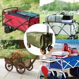 Garden Wagons Cover Heavy Duty Outdoor Collapsible Cart Cover 35.43x19.69x17.72inch Dustproof Waterproof Rain Cover For Grocery