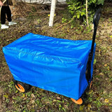 Garden Wagons Cover Heavy Duty Outdoor Collapsible Cart Cover 35.43x19.69x17.72inch Dustproof Waterproof Rain Cover For Grocery