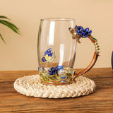 Glass Tea Cup, Fancy Tea Cups, Gifts for Women, Tea Mugs for Women, Tea Sets for Women