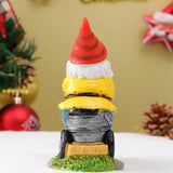Gnome Miniatures Outdoor Resin Miniatures Cartoon Gnome Figurines Home Garden Decorations For Garden Coffee Table Study Room