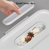 Grain Rice Storage Bin Magnetic Cereal Container Storage Bin Dispenser Reusable Cereal Dispenser And Dry Food Storage Tank For