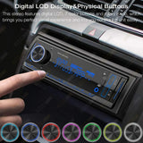 Grandnavi 1 Din MP3 Car Radio Audio Stereo FM Aux Input Receiver SD TF USB 12V In-dash Bluetooth Multimedia Auto Radio Player