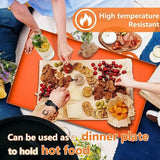 Griddle Mat Cover Reusable Nonstick Silicone BBQ Mat Adjustable BBQ Grill Mat Cover For Outdoor Garden Barbeque Party Dining