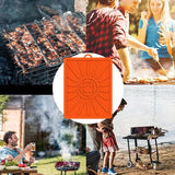 Grill Mats Roasting Waterproof Silicone Mat For BBQ Grilling Essentials Leak-Proof Mat For Street Vendor's Barbecue Barbecue