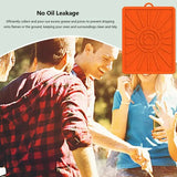 Grill Mats Roasting Waterproof Silicone Mat For BBQ Grilling Essentials Leak-Proof Mat For Street Vendor's Barbecue Barbecue