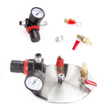 2L Dispenser Pressure Tank 304 Stainless Steel Glue Storage Tank Fluid Dispensing Bucket With Safety Valve Pressure Valve