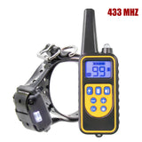 H880 Remote Control Electric Dog Training Collar Pet Waterproof Rechargeable with LCD Display for Shock Vibration Sound 433 Mhz