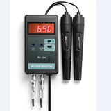 Digital PH ORP Monitor Accuracy Portable Online Water Quality pH Meter Aquariums ORP Tester ATC Data Lock Electrode Sensor