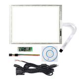 5 wire Resistive LCD Touch Panel Screen Panel Controller RS232 Serial Port