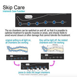 Air Compression Leg Massager Presoterapia Recovery System Pump Boots 6 Chambers for Muscle Relief Blood Circulation Athletes