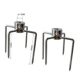 BBQ Grill Motor Meat Forks Set Rotating Motor Electric Automatic Rotisserie Spit Rod For Camping Household Cooking BBQ Motor Set
