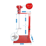 Pneumatic Paint Mixer Air Agitator Blender Vertical Stirrer 20L Ink Paint Liquid Mixing Machine 5 Gal DS3-5S