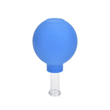 4pcs Vacuum Cupping Cups Set Rubber Head Glass Cup Chinese Body Cupping Cups Anti Cellulite Massage Therapy Cans For Skin Lift