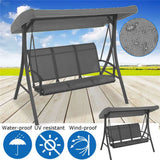 191*120*18 / 23CM Waterproof Swing Canopy Dust Swing Canopy Garden Chair Tent Porch Top Cover Swing Roof