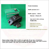 Double Use Deluxe 2 IN 1 Card Shuffler & Dealing Shoe Automatic Casino Playing Card Poker Card Automatic Shuffleing Machine