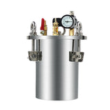 2L 304 Stainless Steel Dispenser Pressure Tank Pressure Barrel Dispensing Valve Fluid Dispensing Storage Bucket
