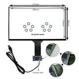 14in Capactive Touch Sensor For 14" 1366x768 1600X900 LCD Screen
