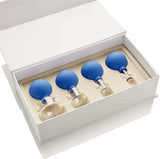 4pcs Vacuum Cupping Cups Set Rubber Head Glass Cup Chinese Body Cupping Cups Anti Cellulite Massage Therapy Cans For Skin Lift