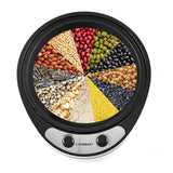 AC 220V Electric Coffee Roaster Grains Peanuts Sesame Baking Machine Tea Dryer Temperature Control High Capacity 1200W