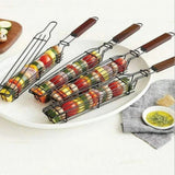 Portable BBQ Grilling Basket Stainless Steel Nonstick Barbecue Grill Basket Tools Mesh Kitchen Tools kitchen accessories