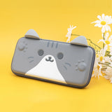 Cute Carry Case Compatible with Nintendo Switch Hard Storage Shell Pouch Hard Shell Travel Pouch Fit for Switch Charger Adapter