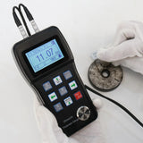 JIMTEC Through Coating Ultrasonic Thickness Gauge 3-40mm Plastic Ceramics Composites Glass Paint Digital Metal Thickness Meter