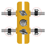 Woodworking Door Lockhole Slotting Machine Doorlock Mortising Template Jig Locksmith Door Opener Mortiser 16/18/20/22/24MM