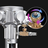 5 Gallon Industrial Pneumatic Mixer Paint Ink Glue 60L Liquid Air Mixing Machine 50-2800RPM Adjustable Air Agitator Stirrer