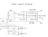 211 Single-Ended Tube Amplifier 12W+12W Western Electron Master Combined Tube Amplifier 6F3 (6BM8)