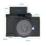 Microscope Working Stage XY Axis Rotatable Rotating Stand Moving Table For Video Stereo Microscope