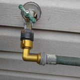 1 PC Hose Adapter Garden Hose Elbow Connector 90 Degree Brass Hose Joint Elbow Suitable For Motorhome Water Pipe Hose Joint