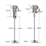 5 Gallon Industrial Pneumatic Mixer Paint Ink Glue 60L Liquid Air Mixing Machine 50-2800RPM Adjustable Air Agitator Stirrer