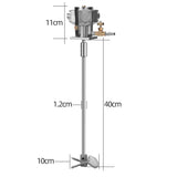 5 Gallon Industrial Pneumatic Mixer Paint Ink Glue 60L Liquid Air Mixing Machine 50-2800RPM Adjustable Air Agitator Stirrer