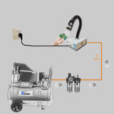 Auto Infrared Induction Ion Wind Snake Electrostatic Eliminating Dust Blowing Ion Air Gun Static Eliminator 4.6KV 0.2-0.8Mpa