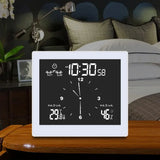 Multifunctional Waterproof Bathroom Clock Thermometer Hygrometer Home Desktop Timer Analog Display Count Down Limit Alarm Meter