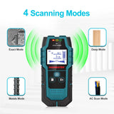 HANMATEK SF1 Stud Finder Wood Studs Metal Detecion Detection of live cable Metal Depth Measurement Finder Wall Detector LCD HD