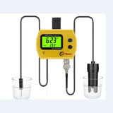 Online PH Monitor LCD Digital ph & TEMP Electrode Analyzer Acidimeter Aquarium Hydroponics SPA Drinking Water Quality Monitor
