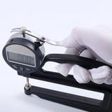 0.001mm Digital Thickness Gauge 0-10mm Electronic Micron Thickness Indicator Paper Leather Micrometer Measure Tools Depth:120mm