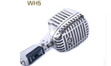 Superlux Classical super-cardioid wh5 dynamic vocal microphone retro microphone Mirror Chrome table stand as gift