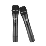 Takstar TS-7200 2-channel VHF wireless handheld dynamic microphone for karaoke/outdoor activity 140m operating range